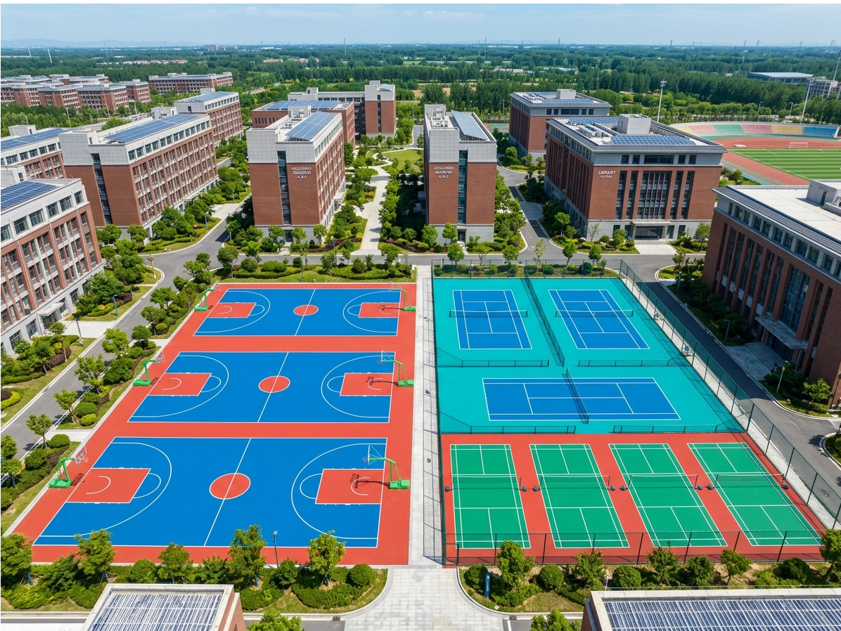 池州市硅PU球场硅PU球场 - 一站式服务